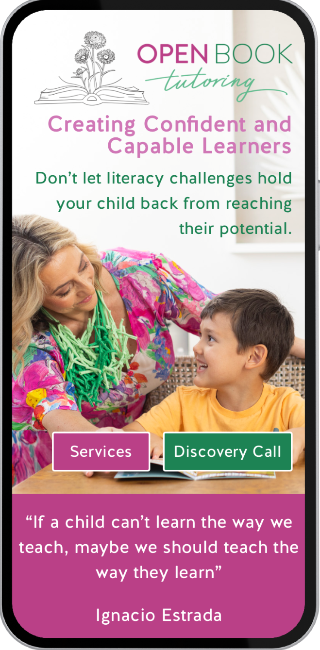 phone layout example Perth websites